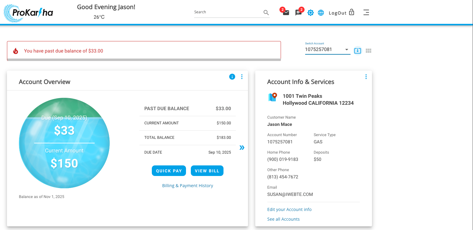 Platform Screenshot